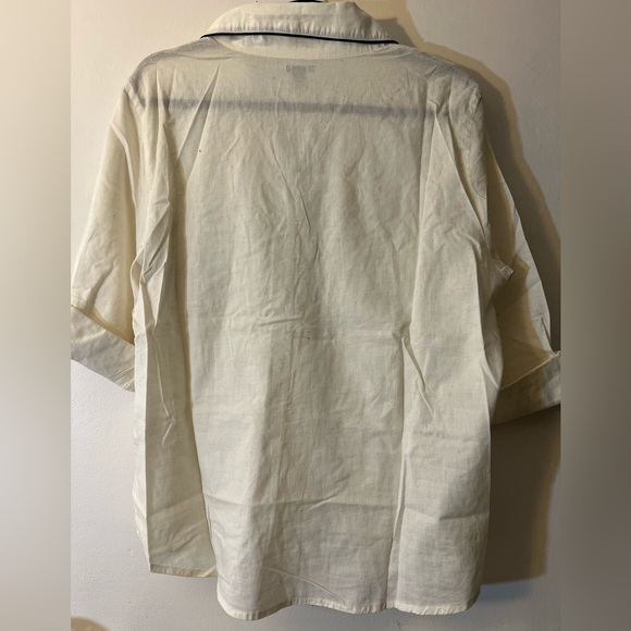 NWOT elephant button down pj top - Picture 3 of 3